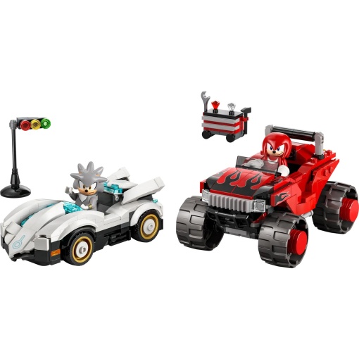 LEGO Sonic Carro do Silver contra Monster Truck do Knuckles 77118