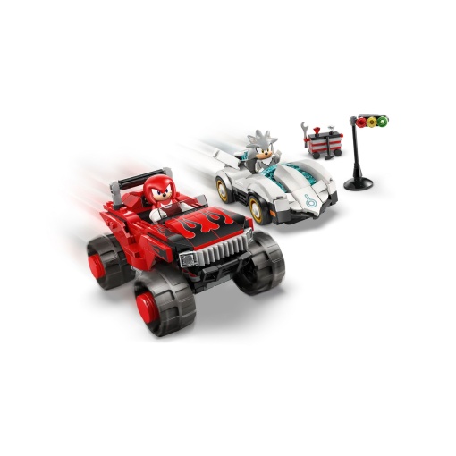 LEGO Sonic Carro do Silver contra Monster Truck do Knuckles 77118