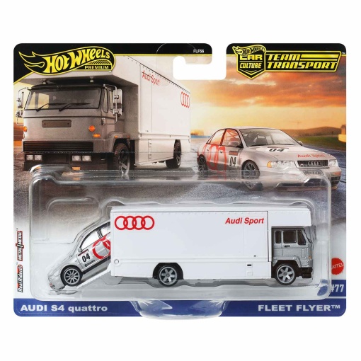 HOT WHEELS Car Culture Team Transport Audi S4 Quattro - Fleet Flyer Mattel FLF56/JBM30