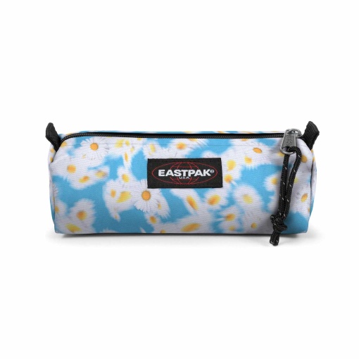 Estojo escolar EASTPAK Benchmark Single Flower Swift Blue