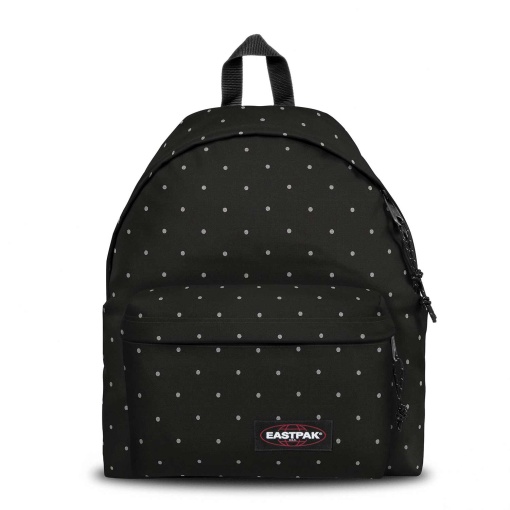 Mochila EASTPAK Padded Pak'r Dots Black Silver 40x30x18cm