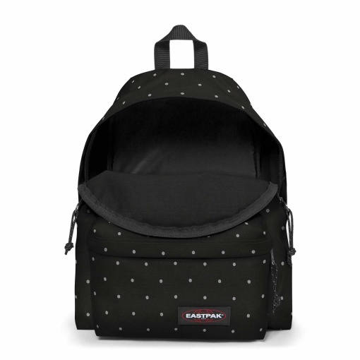 Mochila EASTPAK Padded Pak'r Dots Black Silver 40x30x18cm