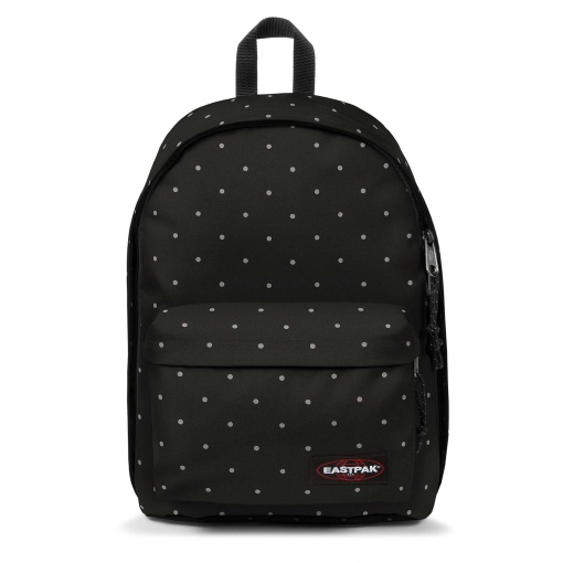 Mochila EASTPAK Out Of Office Dots Black Silver 44x29,5x22cm