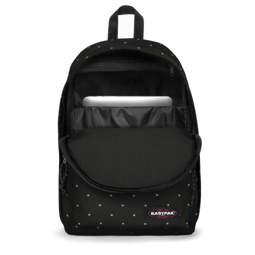 Mochila EASTPAK Out Of Office Dots Black Silver 44x29,5x22cm