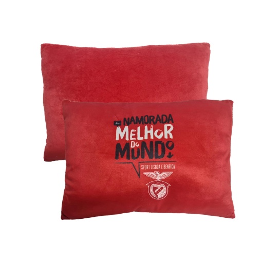 Almofada BENFICA "A melhor namorada do mundo" 35x25 cm