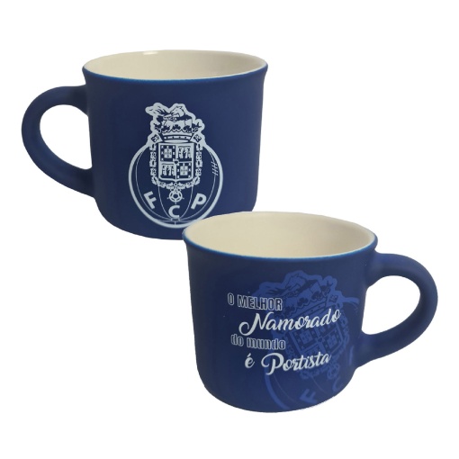 Chávena de café aveludada PORTO "O melhor namorado do mundo"