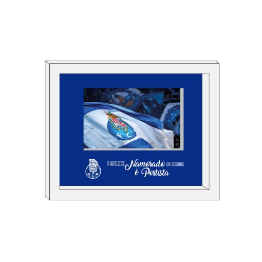 Moldura iluminada PORTO "O melhor namorado do mundo"