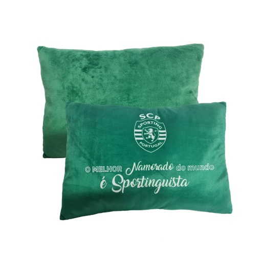 Almofada SPORTING "O melhor namorado do mundo" 35x25 cm