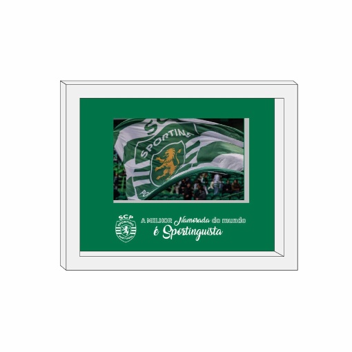 Moldura iluminada SPORTING "A melhor namorada do mundo"