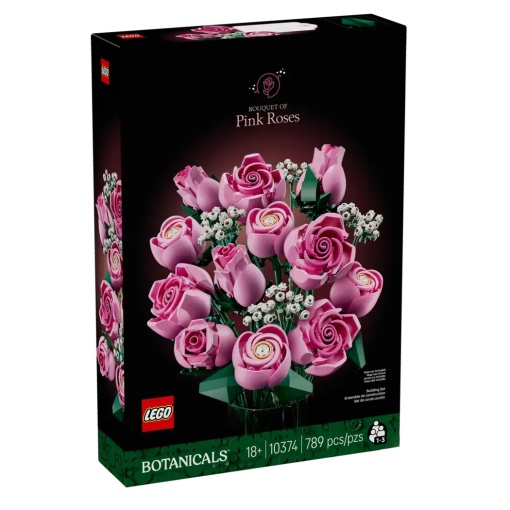 LEGO Botanical Collection Buquê de rosas cor-de-rosa 10374
