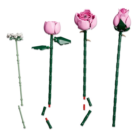 LEGO Botanical Collection Buquê de rosas cor-de-rosa 10374