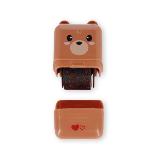 Decorative roll stamp Teddy Bear LEGAMI I Love You