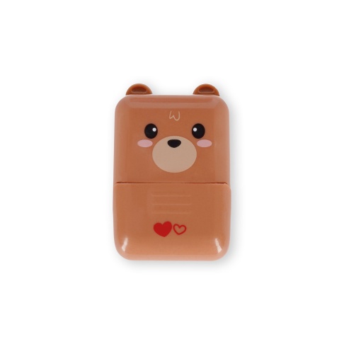 Decorative roll stamp Teddy Bear LEGAMI I Love You