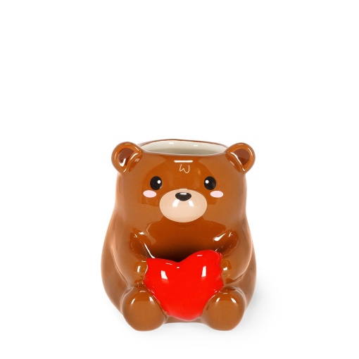 Porta-lápis em cerâmica Teddy Bear LEGAMI I Love You