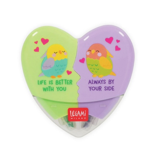 Heartlighter 2-in-1 fluorescent highlighter LEGAMI I Love You