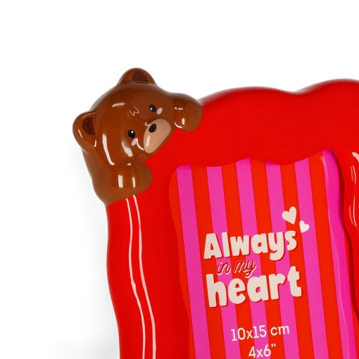 Marco de cerámica LEGAMI Te amo - Osito de peluche 10x15cm