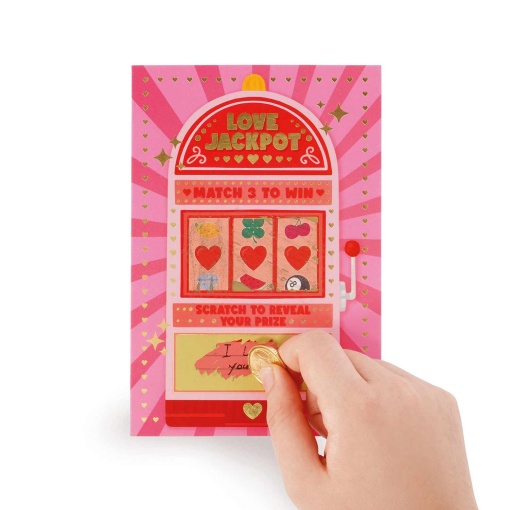 Postal raspadita "Love Jackpot" LEGAMI Te amo