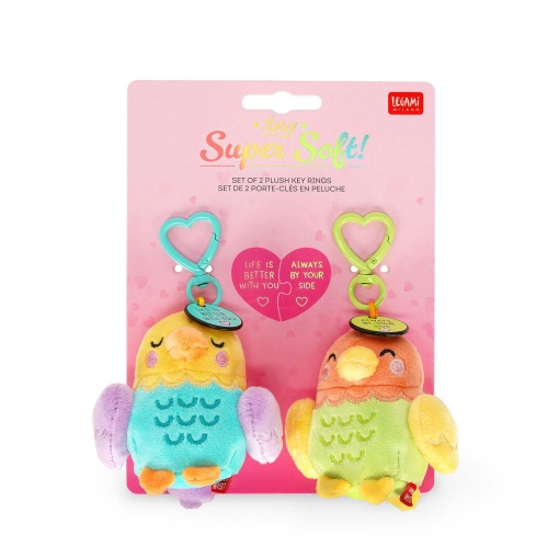 Porta-chaves Super Soft! com peluche Piu-Piu (2 unidades) LEGAMI I Love You