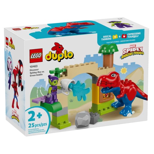 LEGO MARVEL Dinossauro Spidey-Rex contra Green Goblin 10463