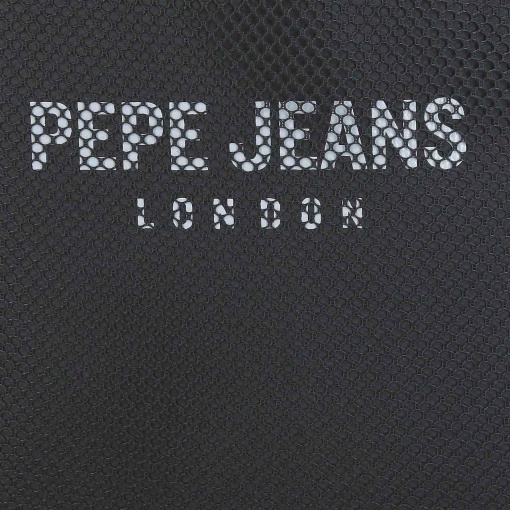PEPE JEANS Durham black backpack for 13.3" laptop and 12" tablet, adaptable to a trolley.