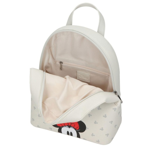 Mochila ENSO DISNEY Bowlogue Minnie Mouse beige 26x23x11,5cm