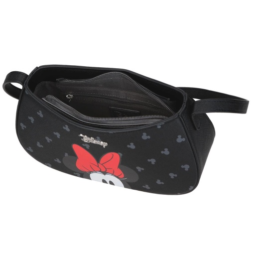 ENSO DISNEY Bowlogue Minnie Mouse bolso de hombro negro 23x11x7.5cm