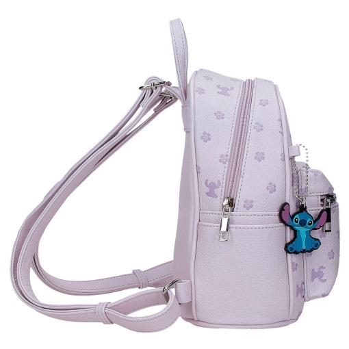 Mochila ENSO DISNEY Bloom Stitch lilás 21,5x23x11,5cm