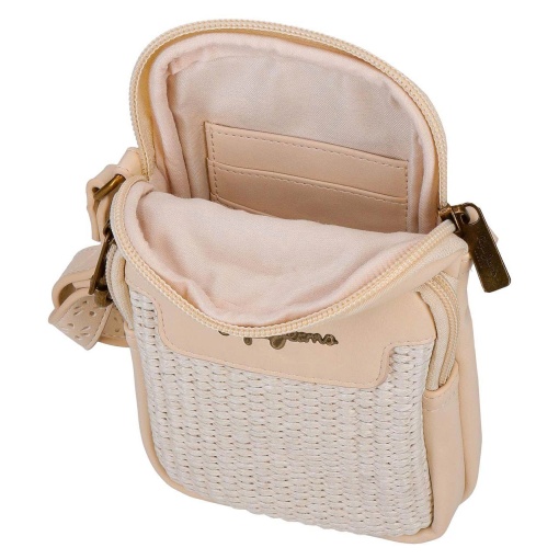 Bolsa de telemóvel PEPE JEANS Clara bege 11x17,5x2,5cm