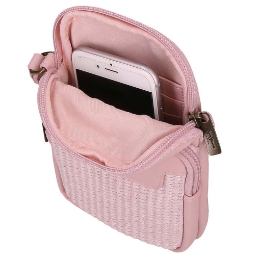 Bolsa de telemóvel PEPE JEANS Clara rosa 11x17,5x2,5cm