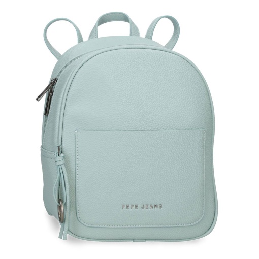 Mochila PEPE JEANS Paola verde turquesa 27,5x21x10cm