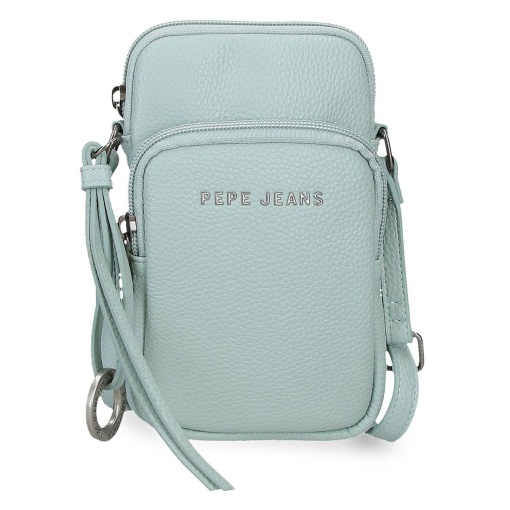 Bolsa de telemóvel PEPE JEANS Paola verde 11x17,5x2,5cm