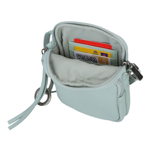 Bolsa de telemóvel PEPE JEANS Paola verde 11x17,5x2,5cm