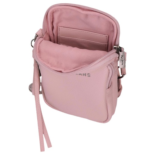 Bolsa de telemóvel PEPE JEANS Paola rosa 11x17,5x2,5cm
