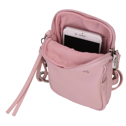 Bolsa de telemóvel PEPE JEANS Paola rosa 11x17,5x2,5cm