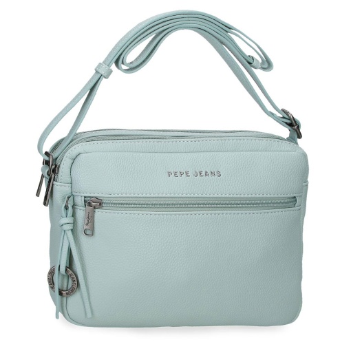 Mala de tiracolo PEPE JEANS Paola verde turquesa 24x16x9cm