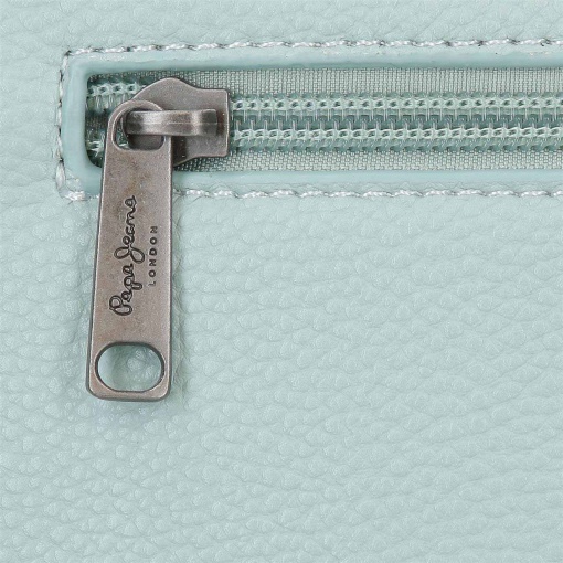 Bag for 15" laptop and 12" tablet PEPE JEANS Paola turquoise green