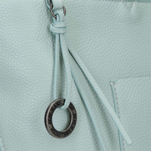 Bag for 15" laptop and 12" tablet PEPE JEANS Paola turquoise green