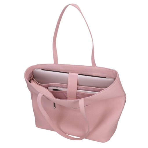 PEPE JEANS Paola pink laptop and 12" tablet bag