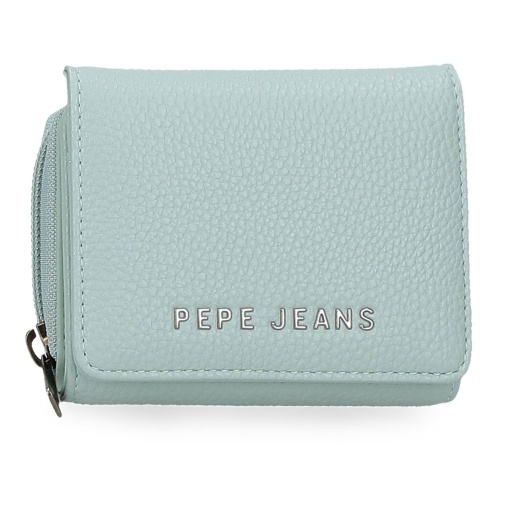 Carteira PEPE JEANS Paola verde turquesa 10x8x3cm
