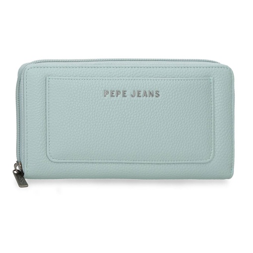 Carteira PEPE JEANS Paola verde turquesa 19,5x10x2cm
