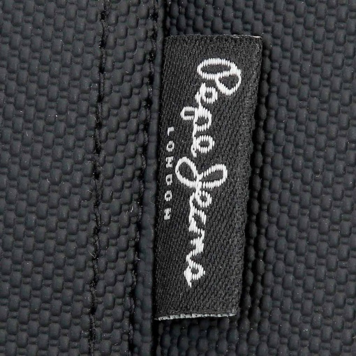 PEPE JEANS Dorking black backpack for 15" laptop and 12" tablet, adaptable to a trolley.