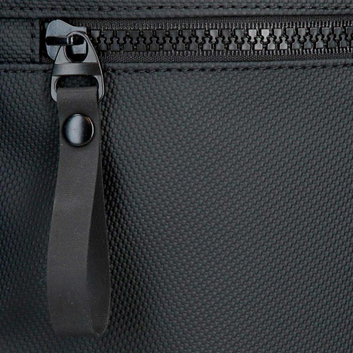 PEPE JEANS Dorking black backpack for 15.6" laptop and 12" tablet, adaptable to a trolley.