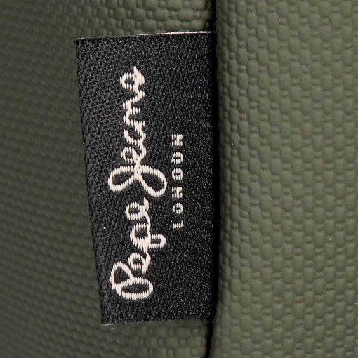 PEPE JEANS Dorking khaki backpack for 15.6" laptop and 12" tablet, adaptable to a trolley.