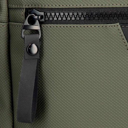 PEPE JEANS Dorking khaki backpack for 15.6" laptop and 12" tablet, adaptable to a trolley.