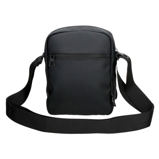 PEPE JEANS Dorking black shoulder bag 17x22x8cm