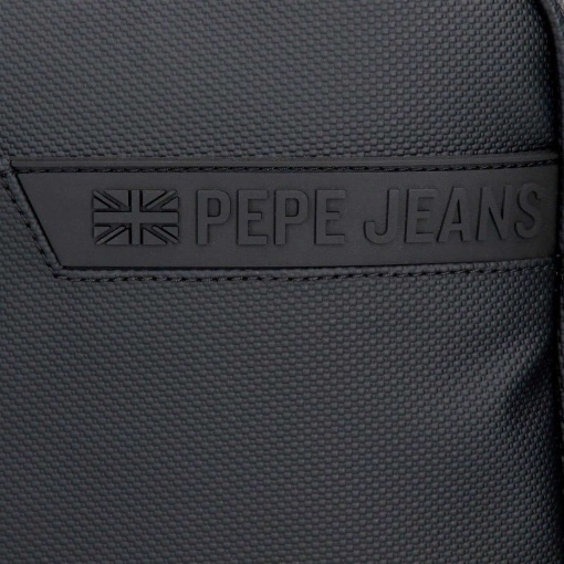 PEPE JEANS Dorking black shoulder bag 17x22x8cm