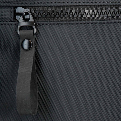 PEPE JEANS Dorking black shoulder bag 17x22x8cm