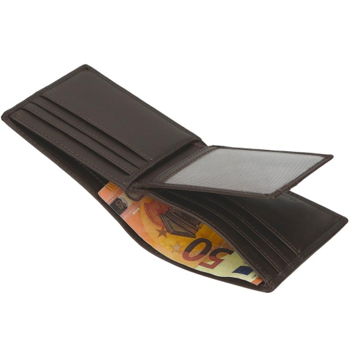 PEPE JEANS Denver brown wallet 11x8.5x1cm