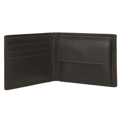 Carteira PEPE JEANS Denver castanho 11,5x8x1cm