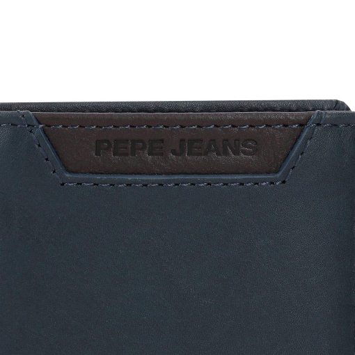 PEPE JEANS Indiana blue coin purse 11x7x1.5cm